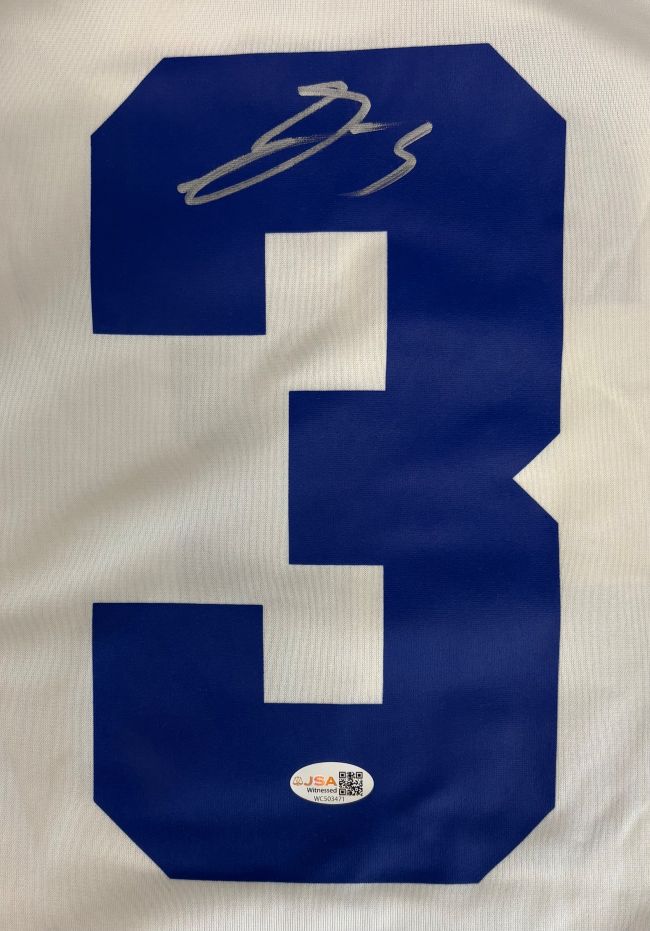 George Pickens Signed Dallas Cowboys White Nike Game Replica